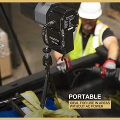 Klutch Chain Hoist Kit, KLiQ 20V, Battery-Powered, 500-Lb. Capacity, 9.85ft.