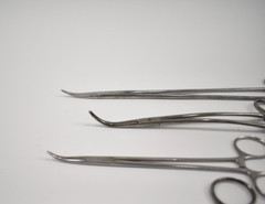 QTY 6: V. Mueller Surgical Medical Instruments Various Sized Forceps As Listed