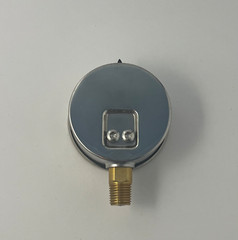 Pressure Gauge 0-100 PSI, Liquid Filled 2.5” Stainless Steel 1/4″ NPT LM