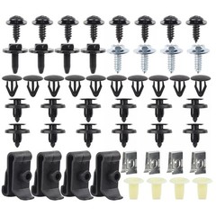 50Pcs For Lexus Engine Splash Shield Fender Bumper Screw Clips Rivet Fastener