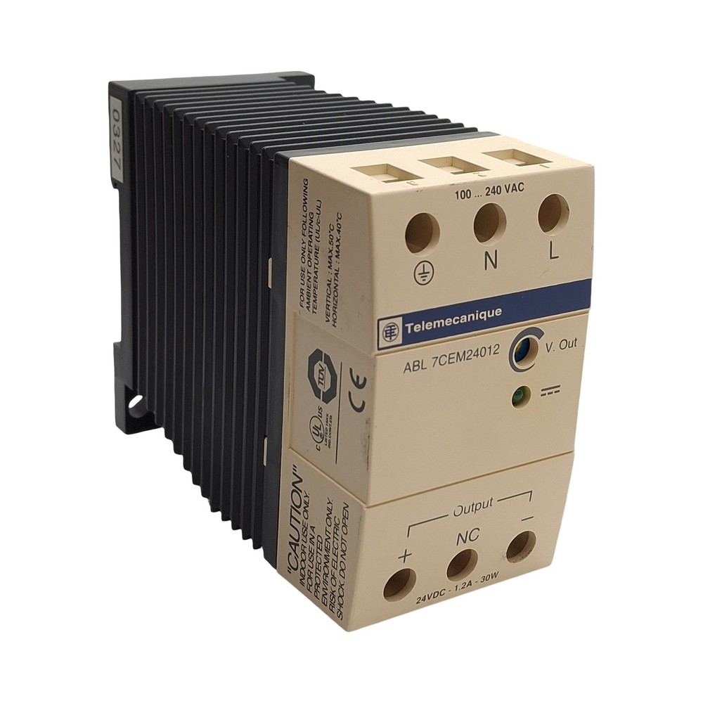 Schneider Electric ABL 7CEM24012 AC-DC Power Supply 100-240V AC In, 24V 1.2A Out