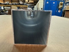 5″x 5″x 3/16″ Wall Aluminum Square Tube x 12″ Long, 6061 Aluminum, Box Tube