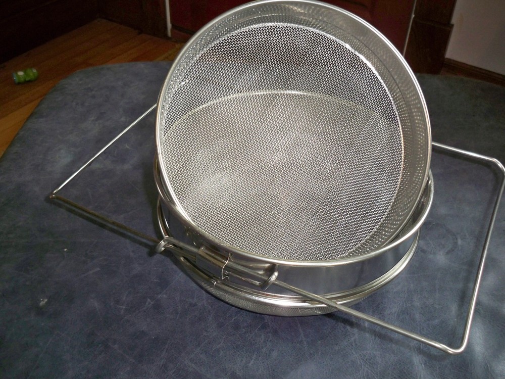New Stainless Steel Honey Sieve, extractor, or food strainer, free shipping!