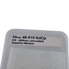 NEW Edmund Optics 48-919 30mm Uncoated Sapphire Optical Window 330-5500nm