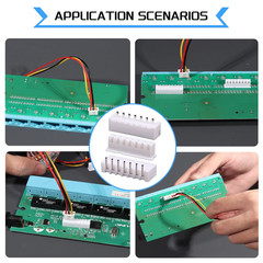 29Values 600PCS JST XH 2.54 MM Connector Kit 2.54MM 2Pin 3Pin 4Pin 5Pin 6Pin 7Pi