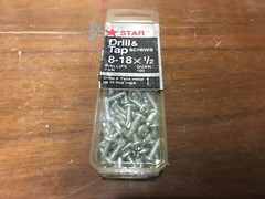100 Count Box of 8-18X 1/2” Phillips Head Drill/ Tap Screws Sheet Metal Screws