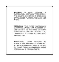 9×12 Clear Bags Suffocation Warning Self Seal Bag 1.5 -ST ShipMailers