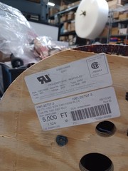 RU Processed Wire Respooled 22 7TC 105C 300V 1061/10002 Blue 5000ft