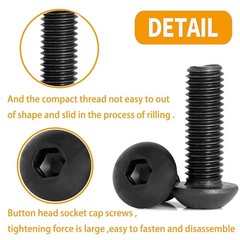 M4 Cam Lock Screws 16 Pack with Allen Key