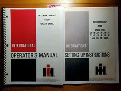IH International Harvester 5100 Grain Drill Owner Operator Manual ’82 + Set Up