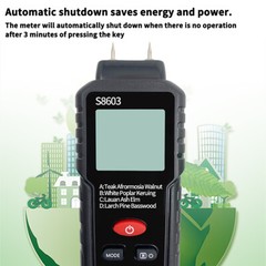 Handheld Digital LCD Wood Moisture Meter Tester for Firewood Paper Cardboard