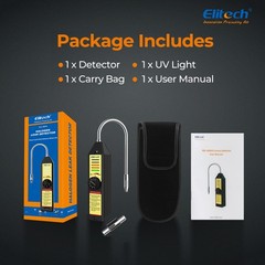 Elitech WJL-6000S Updated Refrigerant Halogen Leak Detector HVAC Freon Test