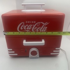 Coca-Cola Nostalgia Hot Dog Steamer – Retro Red Design, 20 Hot Dogs, 6 Buns