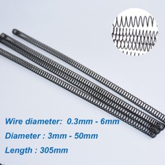Compression Spring Various Size 0.3-6mm Wia Dia 305mm Length Pressure Compressed