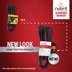 Nvent Gardner Bender PS915143 9 Ft 14/3 SJTW Replacement Power Cord, 15 Amp 125V