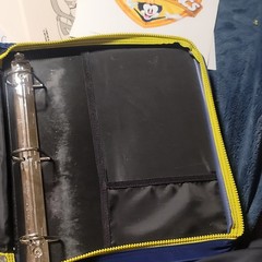 MTV Zipper Binder Portfolio with Various cartoon cells. read description