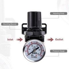 SNS Low Pressure Air Regulator Compressor 0.25 inches