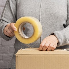 Clear Carton Sealing Packing Tape 36 Rolls 2 in x 110 Yards 300 ft