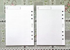 Carpe Diem Basic Notes – A5 Lined and Grid Inserts – 36 Sheets