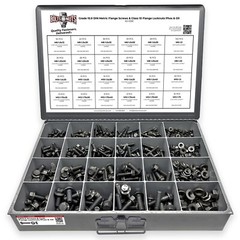 Metric Class 10.9 Flange Screws & Class 10.9 Flange Locknuts – 739 PCS