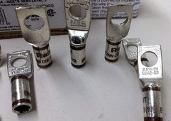Panduit LCA2-38-Q Copper Lug Terminal 2 AWG Std Barrel 3/8″ Hole (Pack Of 25)