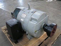 GE 50 HP DC Motor 5CD405E527 500V 1750/2250 RPM SVSP 500 VDC Kinamatic 83A