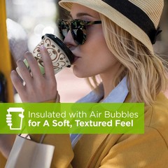 Dixie 12 oz PerfecTouch Insulated Paper Hot Cold Coffee Haze Cup 176 cups