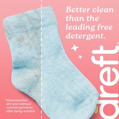 Dreft Family Liquid Laundry Detergent, Unscented Gentle 92 Fl Oz (Pack of 1)