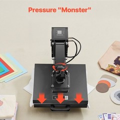Heat Press Machine 15 x 15 inch Sublimation Printer Transfer for DIY