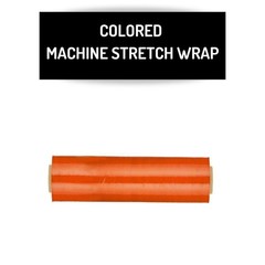 Cast Machine Pallet Stretch Shrink Film Dark Orange 20″ x 5000′ 80 Ga – 1 Roll
