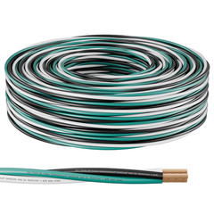 12 AWG THHN/THWN Copper Wire, 3-Color, Pre-Twisted, 25 FT | UL Listed Stranded C