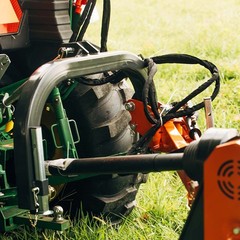 Titan Attachments 3 Point 65″ Offset Flail Ditch Bank Mower for Cat 1 Tractors
