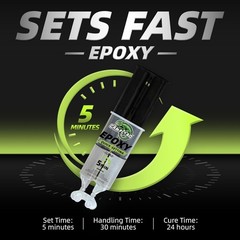 STRONGEST METAL STEEL ALUMINUM BOND PERMANENT FIX GLUE EPOXY COLD WELD SYSTEM