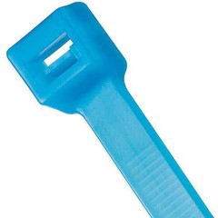 Panduit Plt2i-C76 Cable Tie, 8 In L, 2 In Max Bundle Dia., Blue, Tefzel, 30 Lb
