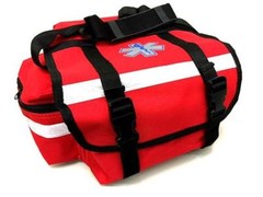 LINE2design First Aid Kit – Paramedic Rescue Emergency First Responder Kit – Red