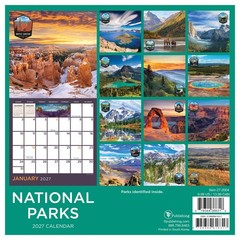 2027 National Parks Mini Calendar