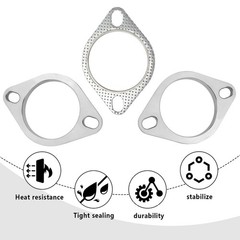 2-Bolt 2.5 Inch Exhaust Flange Repair Kit Stainless Steel