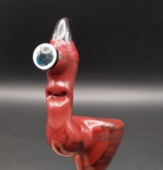 Red Creature 14mm Glass Bowl by Subconscious Design USA