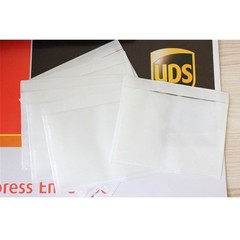 6×9 Clear Packing List Invoice Shipping Pouch Envelope Top Loading Self Adhesive