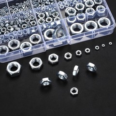 Metric Hex Nuts Assortment Kit, 430 Pcs Stainless Steel Hex Nuts Set, Hex Har…