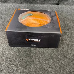 STUDSON SHK-1 Full Brim Vented Industrial Safety Helmet Orange Third-Party Logo