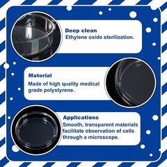 Biologix Petri Dishes-150x15mm, 10 /Bag, Case of 200