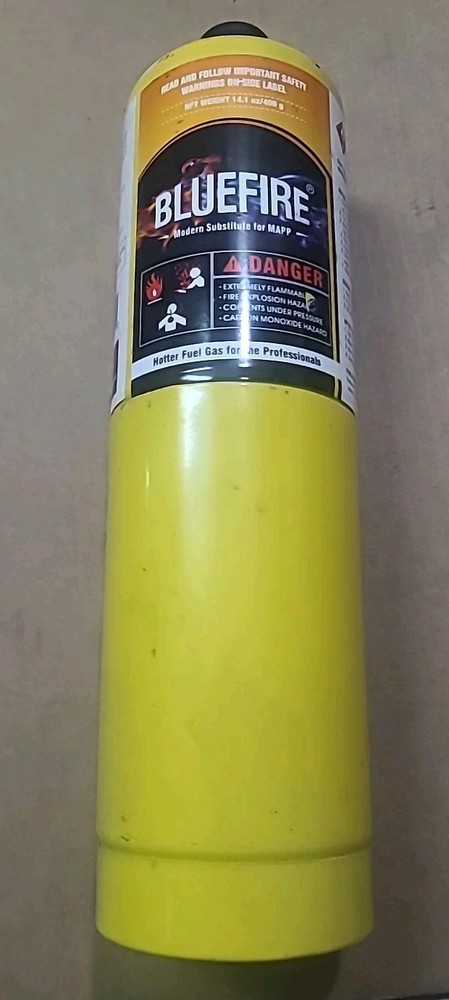 BLUEFIRE MAPP MAP PRO Gas Fuel Cylinder,14.1oz, 2 Cylinders