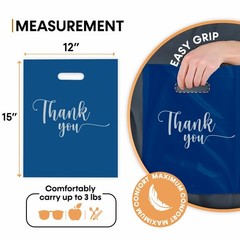 Retail Plastic Merchandise Bags, Die Cut Handles, Strong, Tear Resistent, dif…