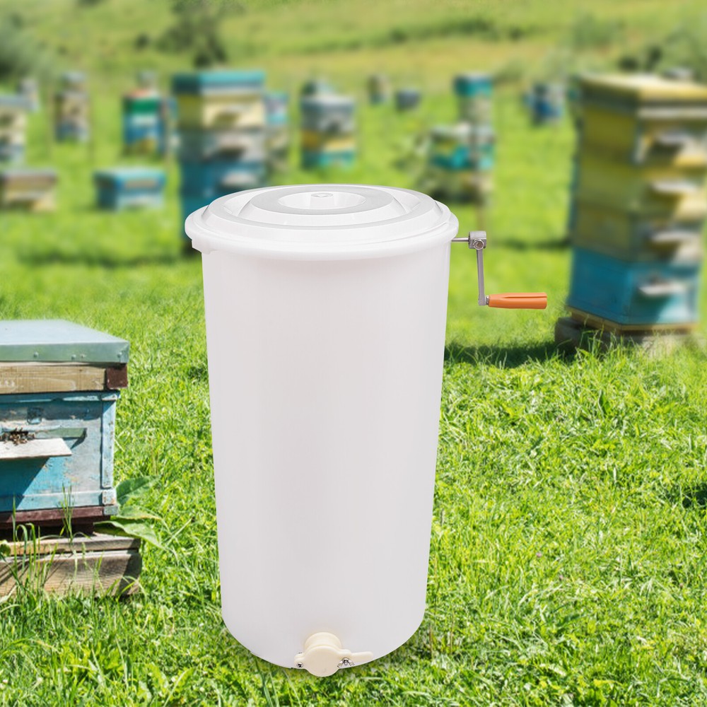 NEW!!! 2 Frame Honey Extractor Manual Use Spinner Beekeeping Equipment Plastic