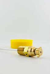 33.5LB FORKLIFT PROPANE TANK BLEEDER VALVE DIP TUBE VENT BLEED ALUMINUM STEEL