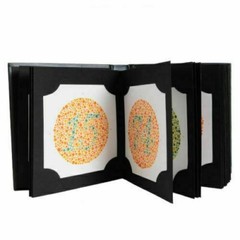 38 Plate Ishihara Test Book For Color Blindness Ophthalmology