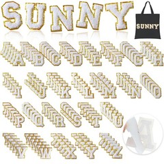 156Pcs Self Adhesive Chenille Letter Patches Preppy 2inch A-Z Varsity Letter …