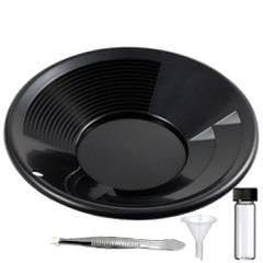 Sluice Monkey 10″ PANNING Gold PAN – Black