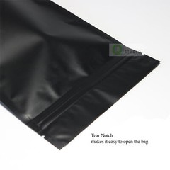 Zip Seal Packaging Bags, Stand Up Mylar Smell Proof Foil Storage Pouches 100/pk